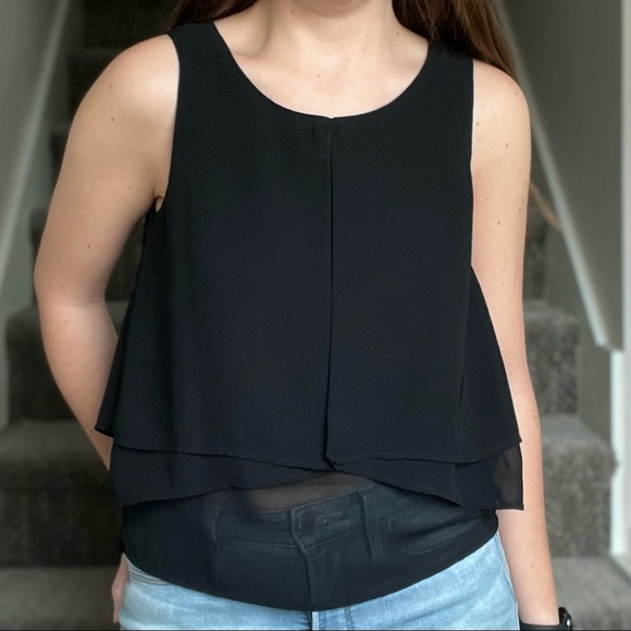 H&M Black Tiered Dress Tank - Picture 2 of 7